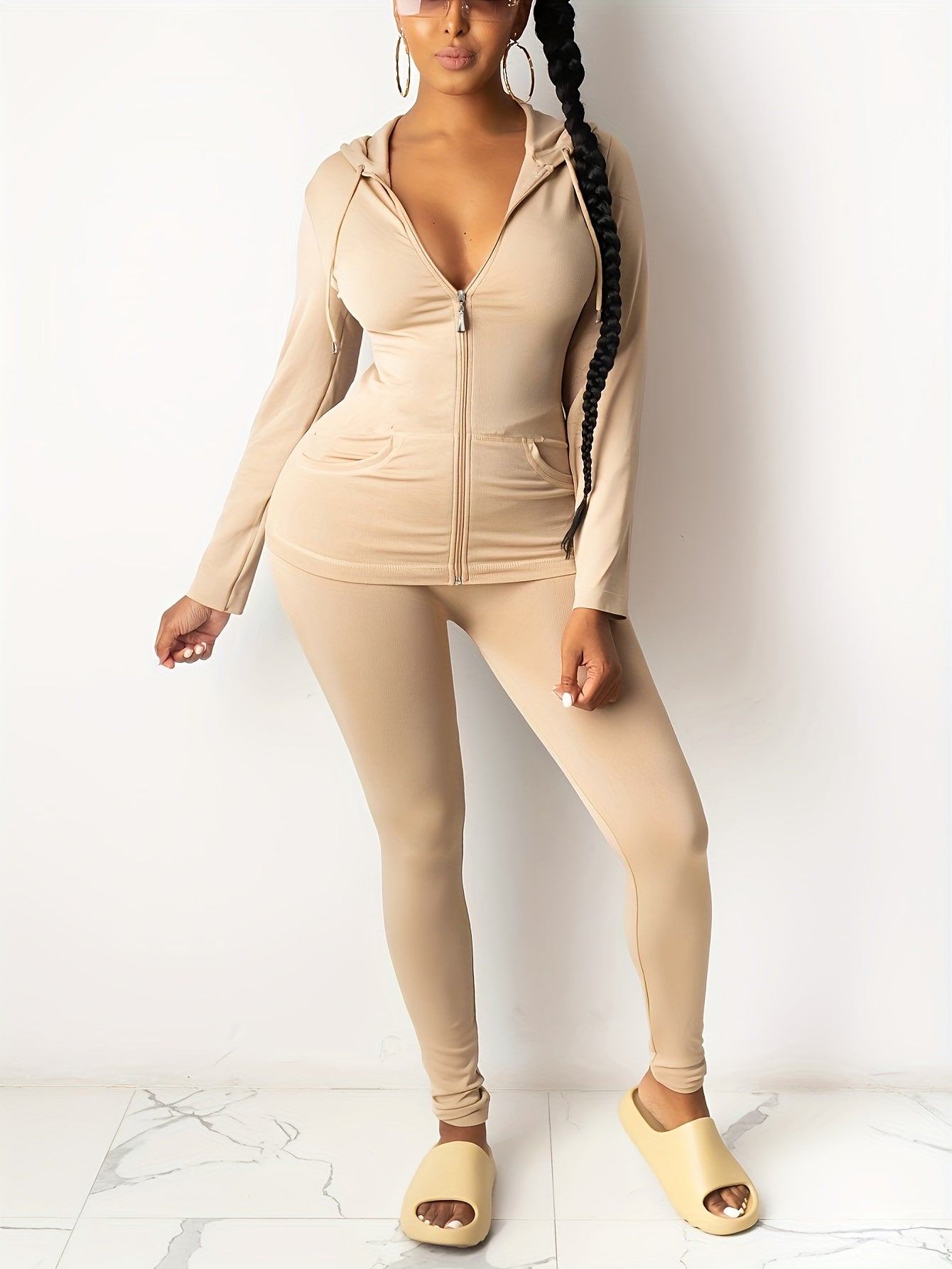 Targeted Women'S Pants Set Two Piece Set Women Festival Fall Winter Top+Pant Sweat Suits Neon 2pcs Outfits Matching Sets -