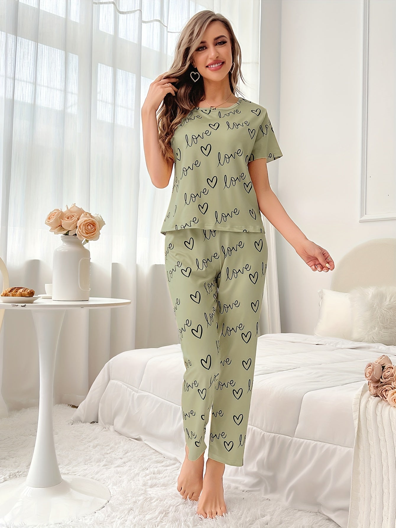 Women's casual pajamas Stay comfy and relaxed with these women's casual home clothes—perfect for lounging in style! -
