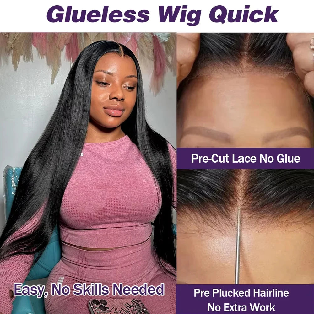 Straight Human Hair Wig -