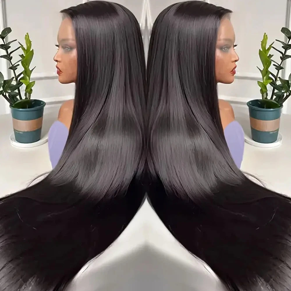 Straight Human Hair Wig -