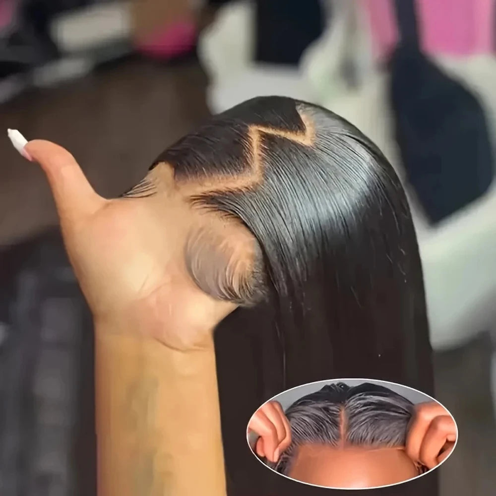 Straight Human Hair Wig -