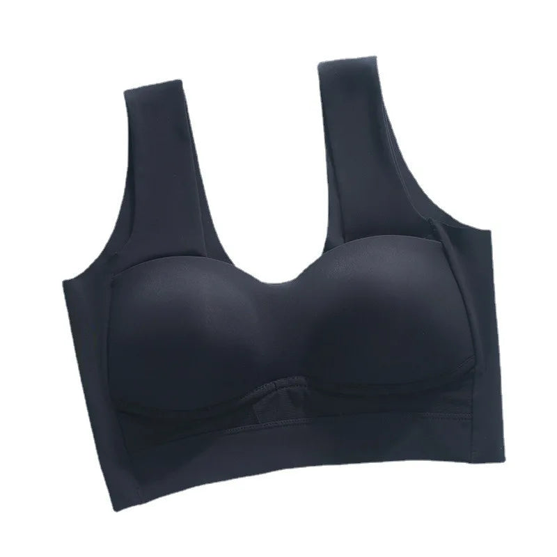 Ice Silk Seamless Plus Size Sports Brah -