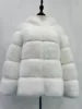 Fox Fur With Hood -