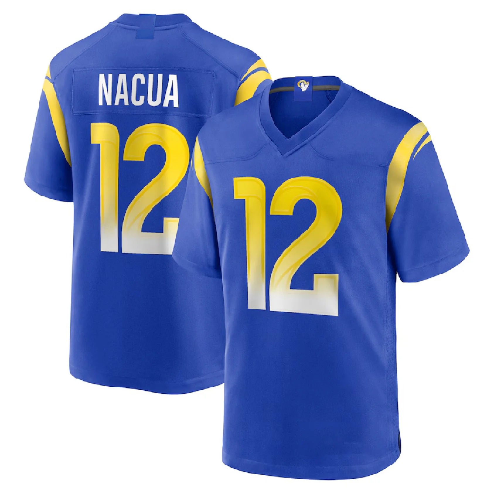 Los Angeles Rams Jeserys 12# Puka Nacua 17# Adams 8# Verse 99# Donald 9#Stafford -