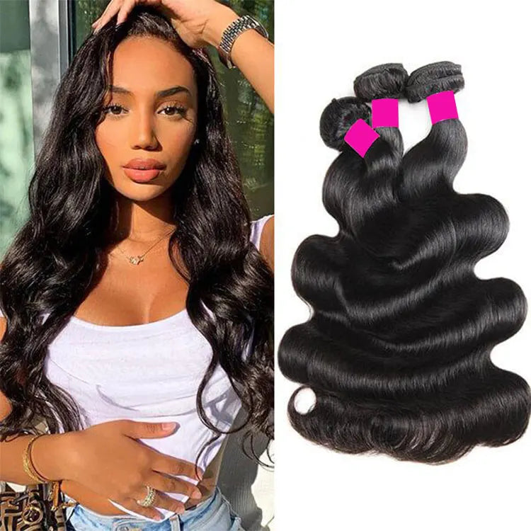 Free Sample Virgin Brazilian Hair Bundles Cheap Dunbles Weft Natural Remy Hair 12A 8A Grade Body Wave Style 100% Human Bulk -