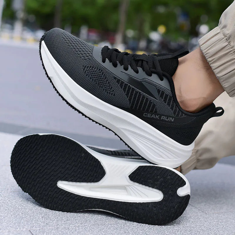 Mens Running Sneakers - Lightweight Breathable Athletic Shoes -