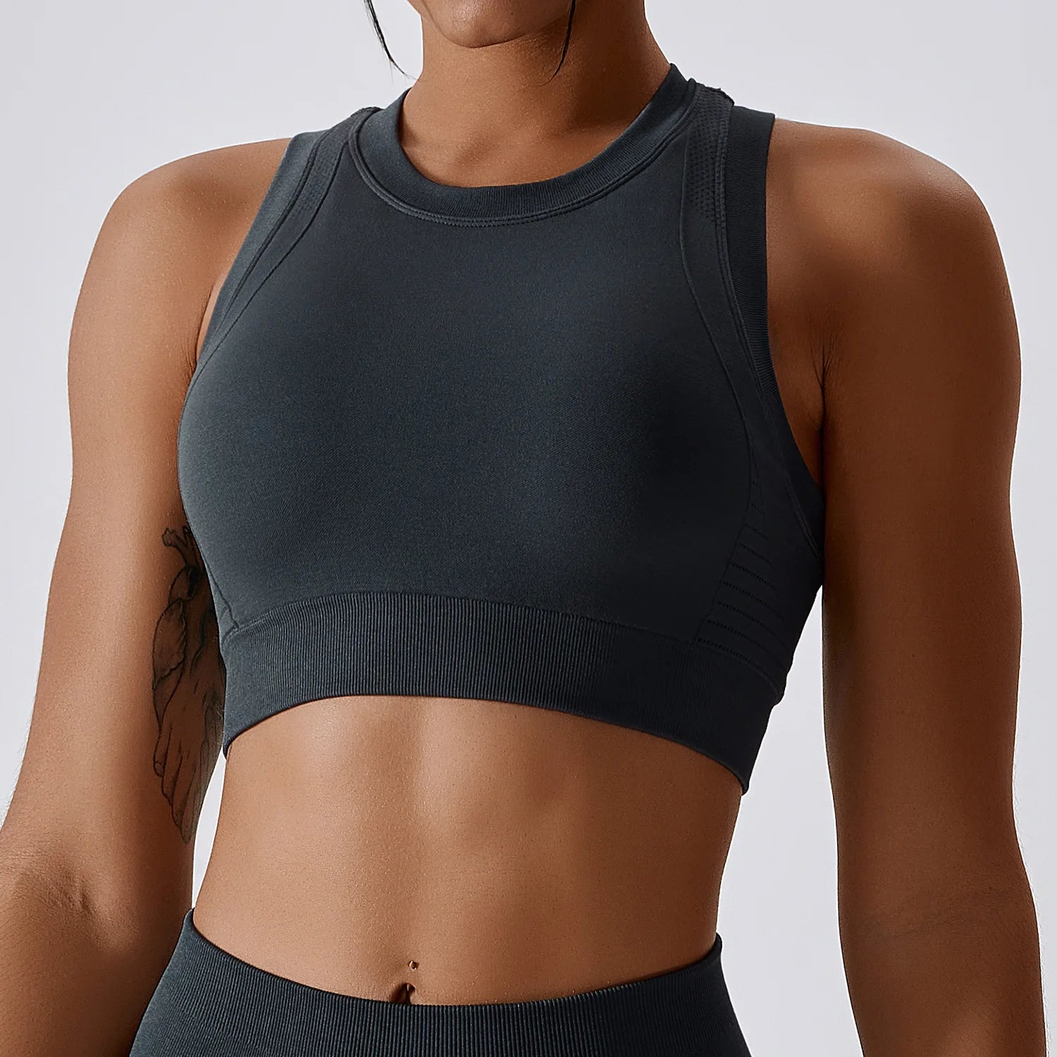 Wholesale Tik Tok Athletic Clothing Ladies Gym Fitness Sport Workout Clothes Activewear Seamless Women Jogger Wear Yoga Suit Set -