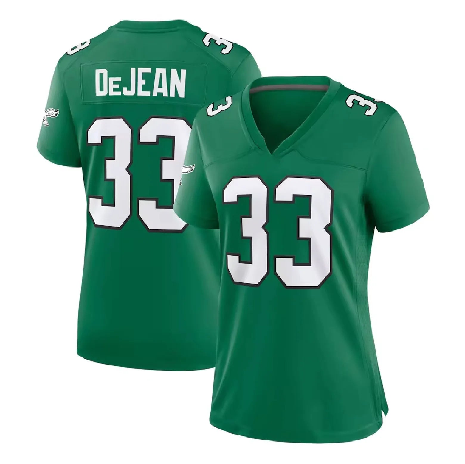 Women's Philadelphia 26 Saquon Barkley 1 Jalen Hurts 33 DeJean Football Jerseys Stitched Jerseys -