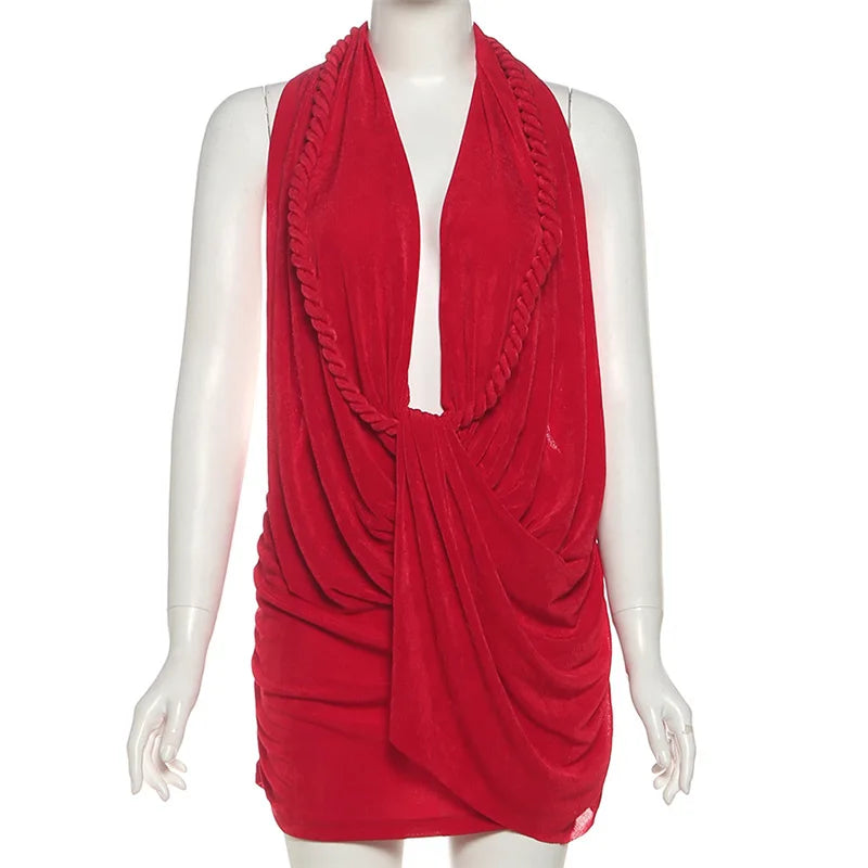 V Neck Dress -