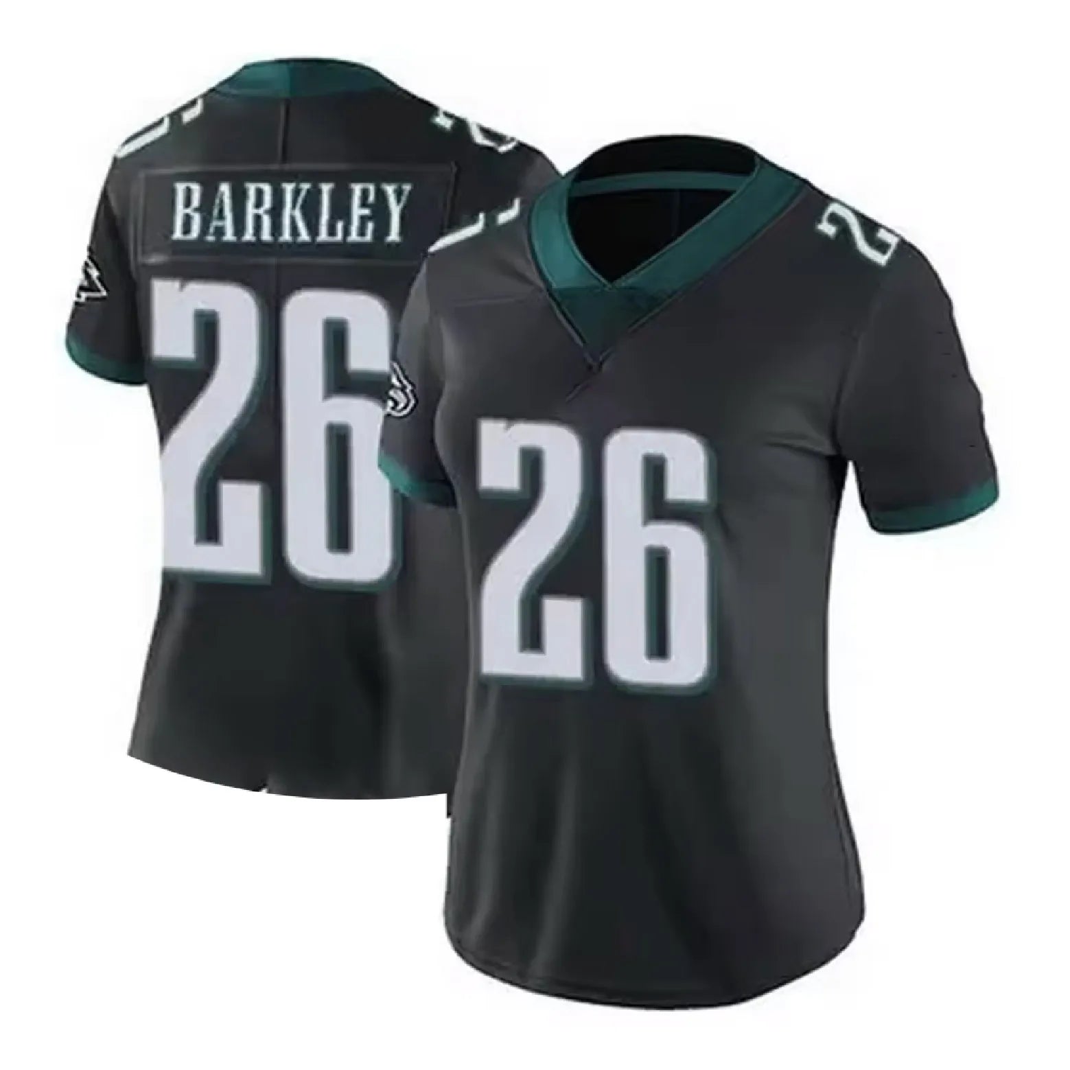 Women's Philadelphia 26 Saquon Barkley 1 Jalen Hurts 33 DeJean Football Jerseys Stitched Jerseys -