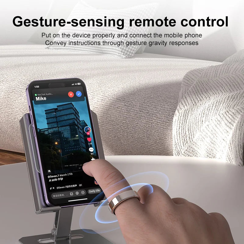 Waterproof Smart Ring for Health & Fitness Tracking -