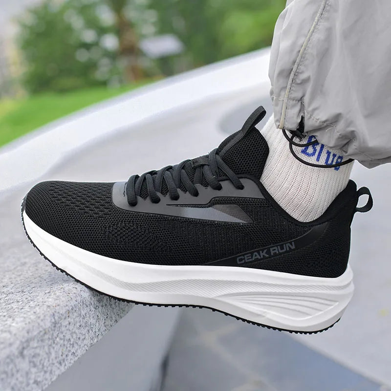 Mens Running Sneakers - Lightweight Breathable Athletic Shoes -