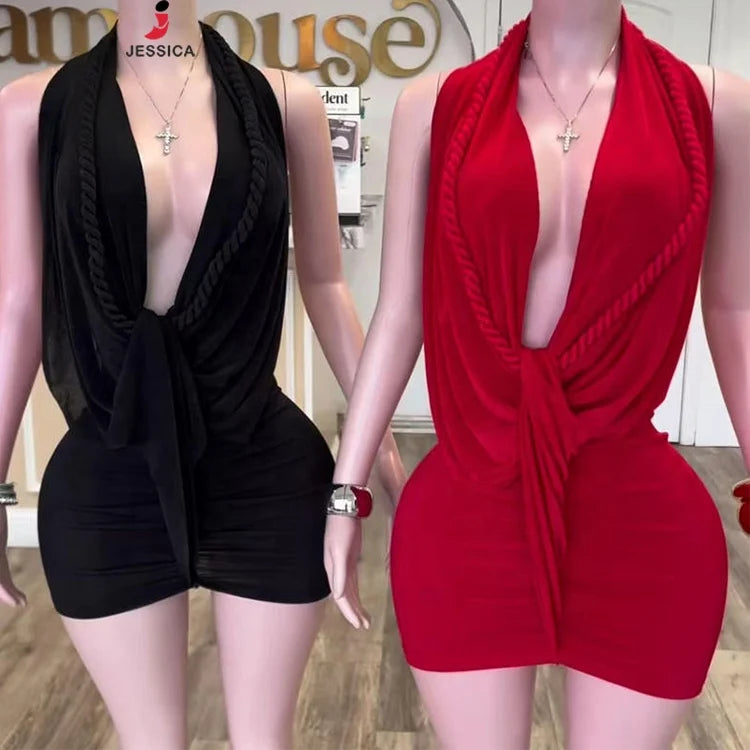 V Neck Dress -