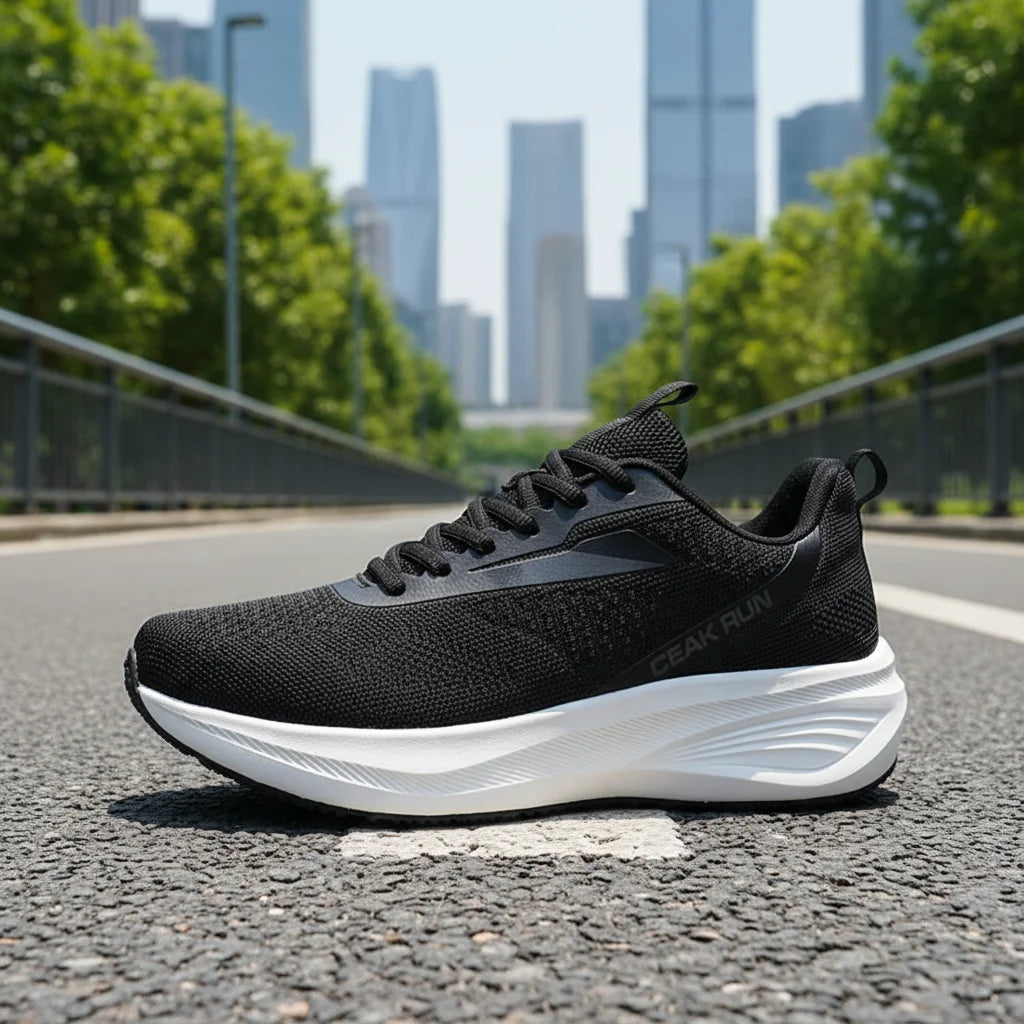 Mens Running Sneakers - Lightweight Breathable Athletic Shoes -