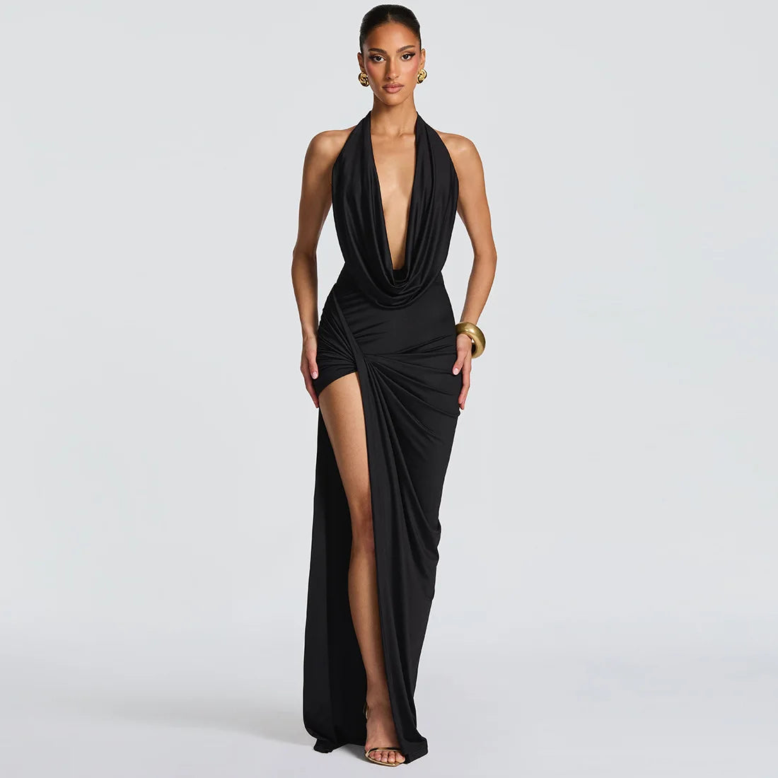 Halter Neck Dress -