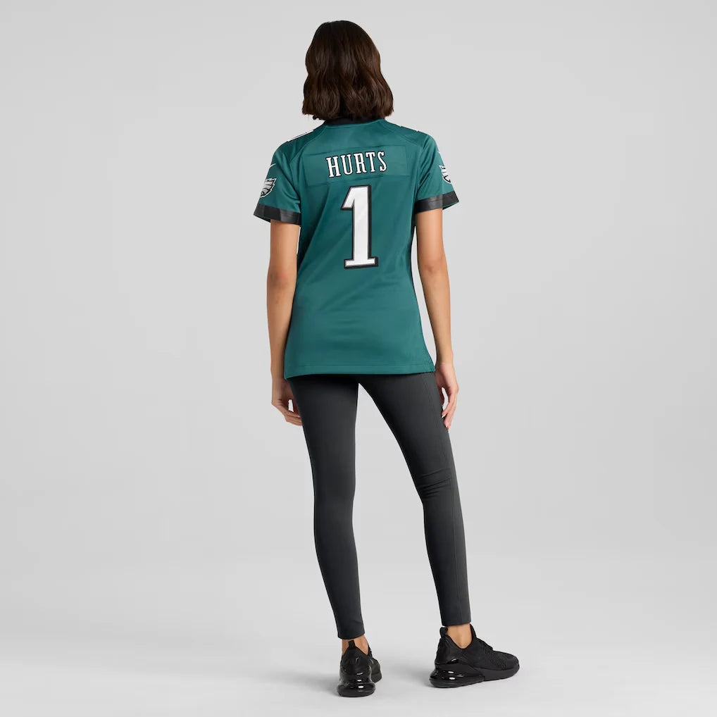 Women's Philadelphia 26 Saquon Barkley 1 Jalen Hurts 33 DeJean Football Jerseys Stitched Jerseys -