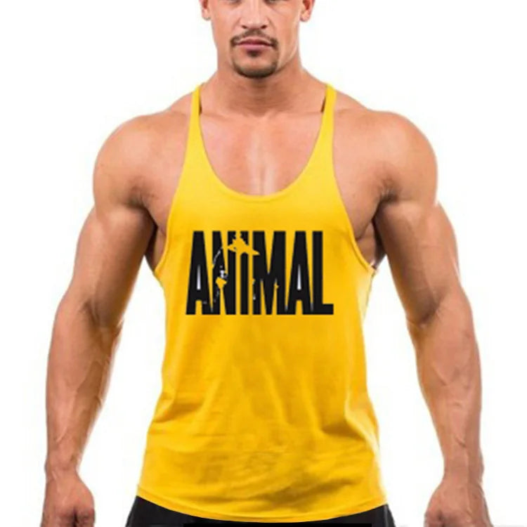 Muscle guys Brand Clothing Gym Tank Tops Mens Fitness cotton Clothes Singlets Men Stringer Bodybuilding sleeveless Shirt -