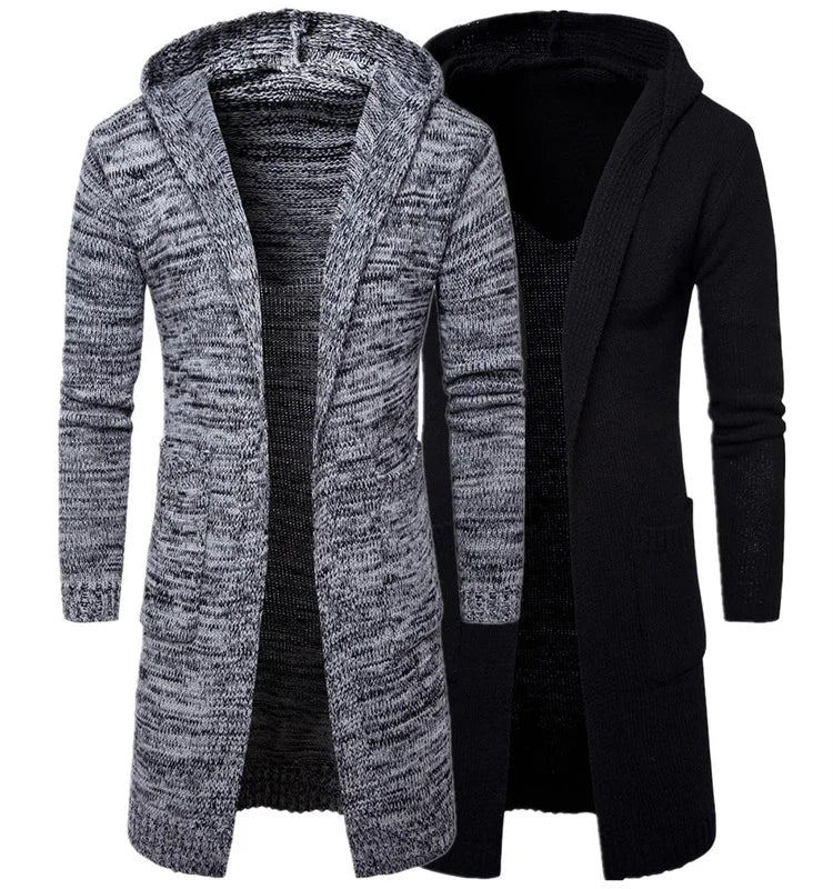 Long Cardigan Hoodie -