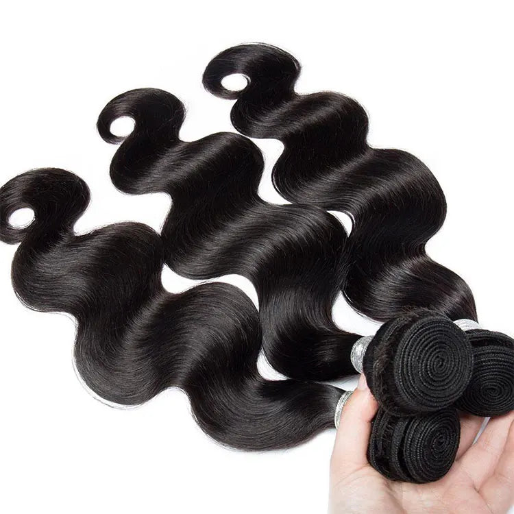Free Sample Virgin Brazilian Hair Bundles Cheap Dunbles Weft Natural Remy Hair 12A 8A Grade Body Wave Style 100% Human Bulk -