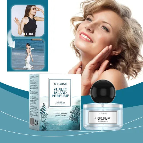 Jaysuing Sunlit lsland Perfume Fresh Vitality Meet Romantic Dating Atmosphere Lasting Fragrance -