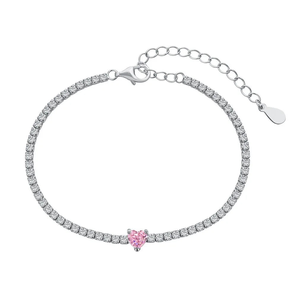 Sterling Silver Tennis Bracelet -