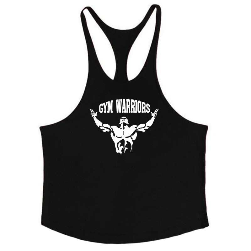 Muscle guys Brand Clothing Gym Tank Tops Mens Fitness cotton Clothes Singlets Men Stringer Bodybuilding sleeveless Shirt -