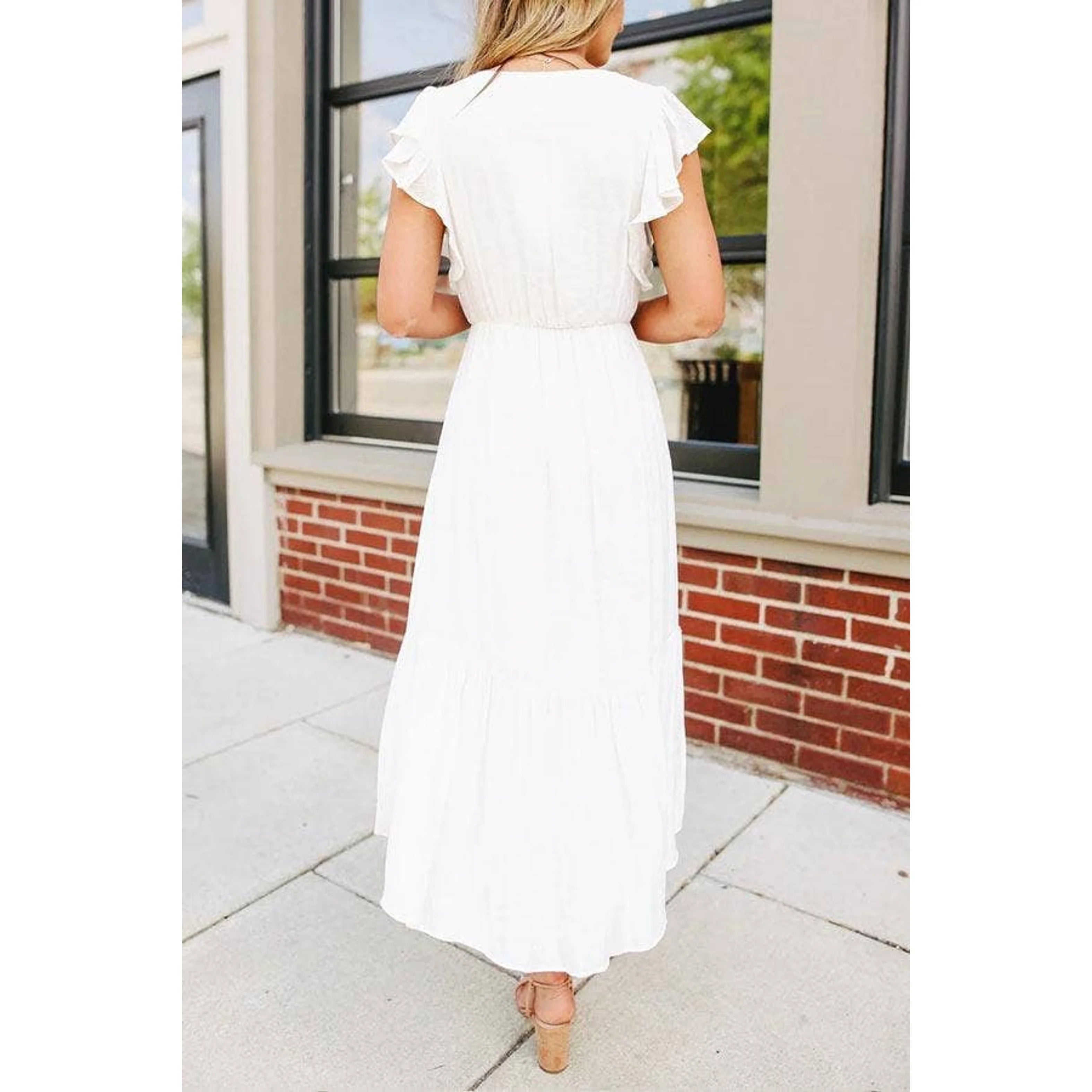 High Low Knee-Length Dress for Any Season -