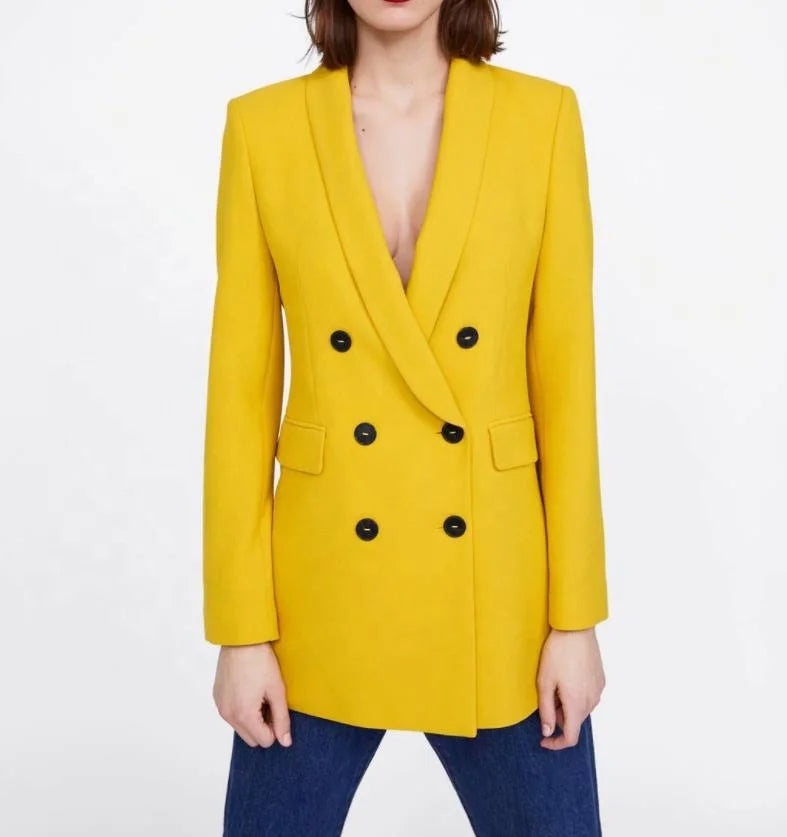 Business Double Breasted Suits Women -