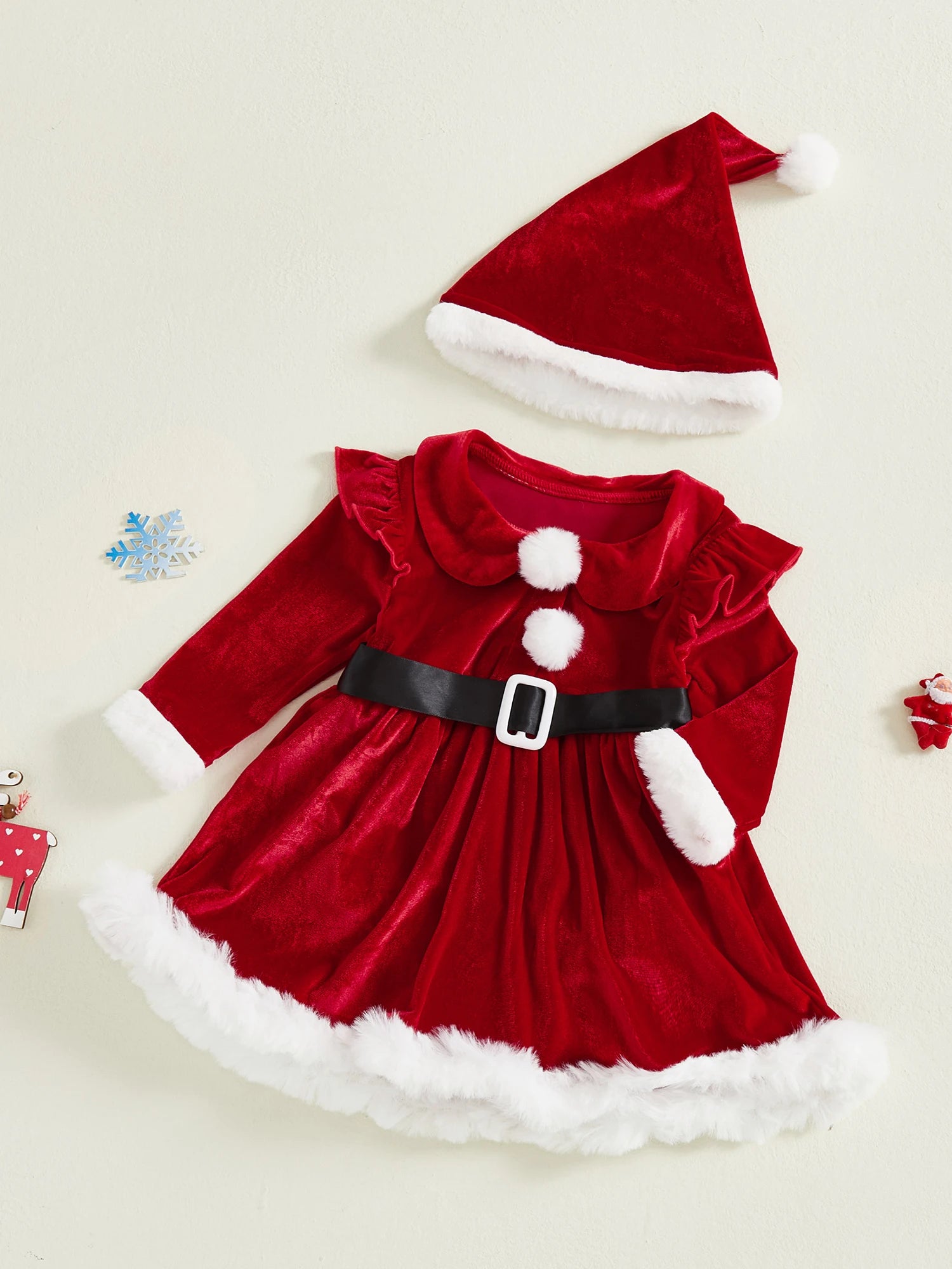Celebrate the season in style with these adorable Christmas outfits for baby girls aged 1-2 years—cozy, festive, and cute! -