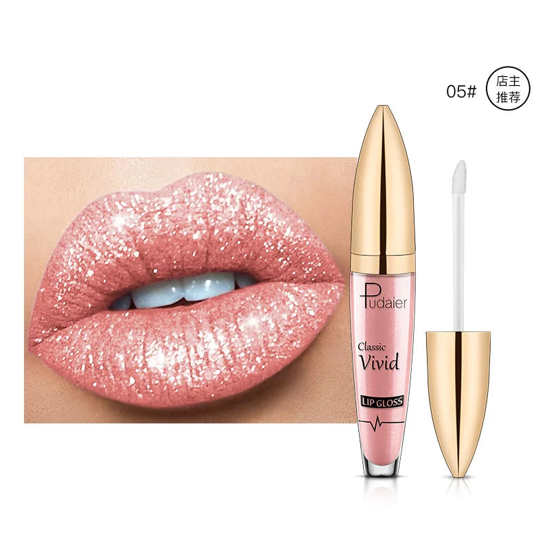 Shiny lipstick -