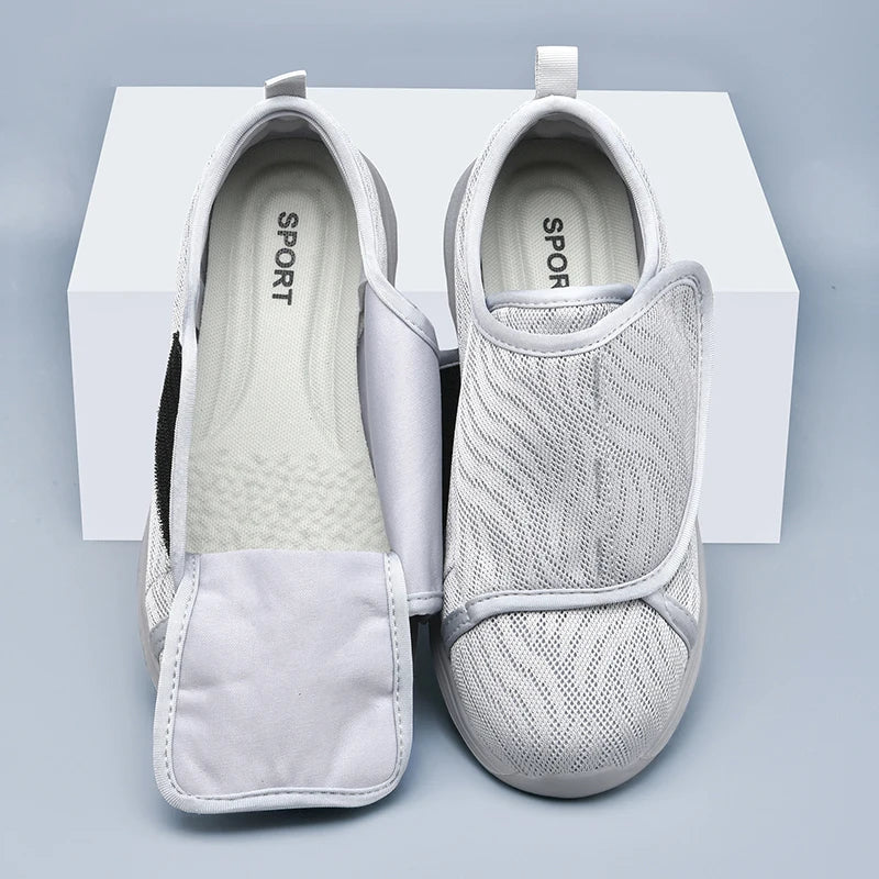 Diabetic Shoes Medical For Man Ladies Wide Fat Foot Swollen Feet Shoes Hallux Valgus Bunion Orthopedics Thumb Eversion -