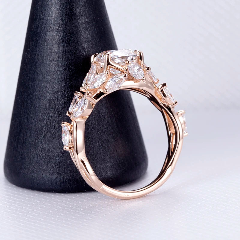 18k Gold 1.5ct E VVS Engagement Ring Style Lab Diamond -