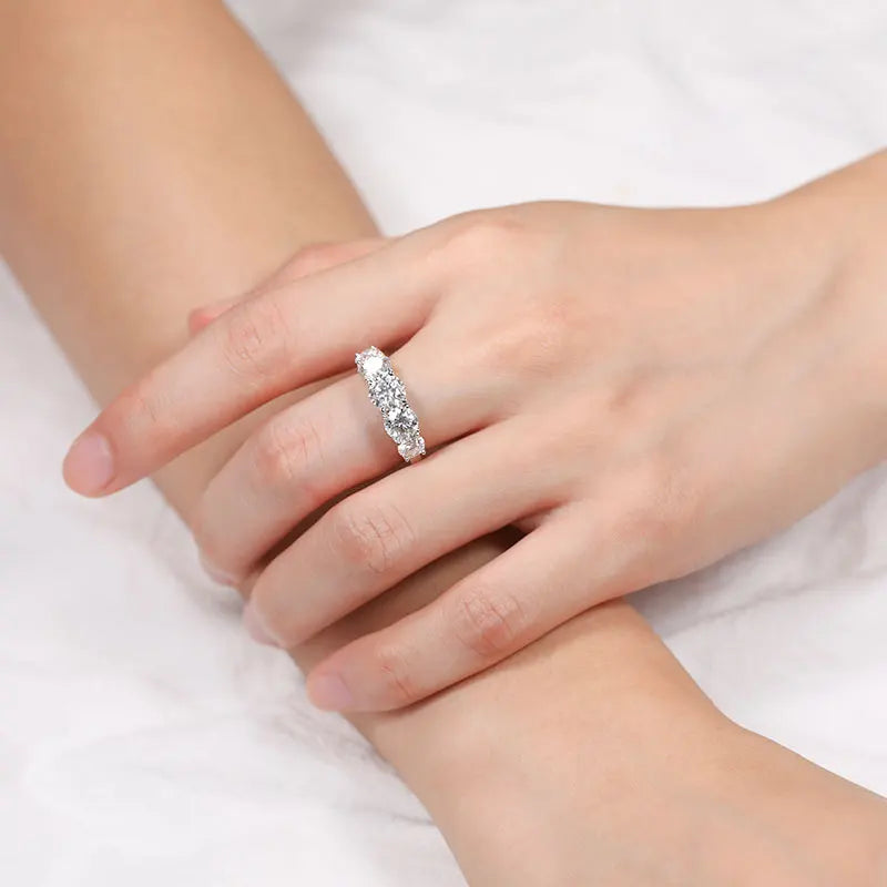 18k Plated 3.6CT Moissanite Rings\ -