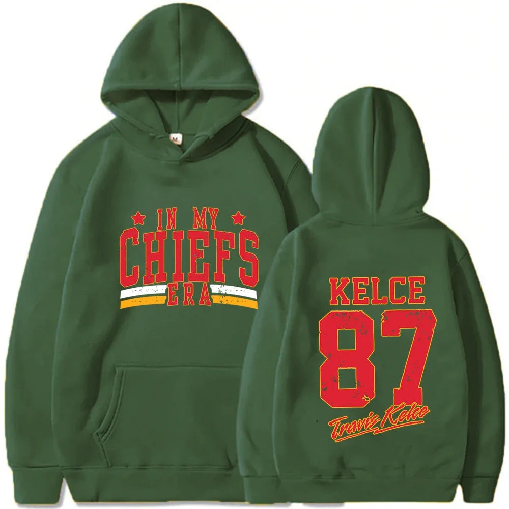 Chiefs Era Sweatshirt Kelce 87 -