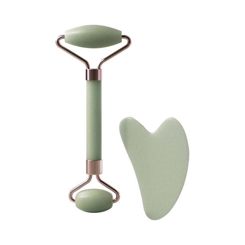 Enhance your skincare routine with this facial roller for the face, neck, and eyes. This resin massage tool can help improve circulation, reduce puffiness, and promote relaxation for a revitalized complexion. -
