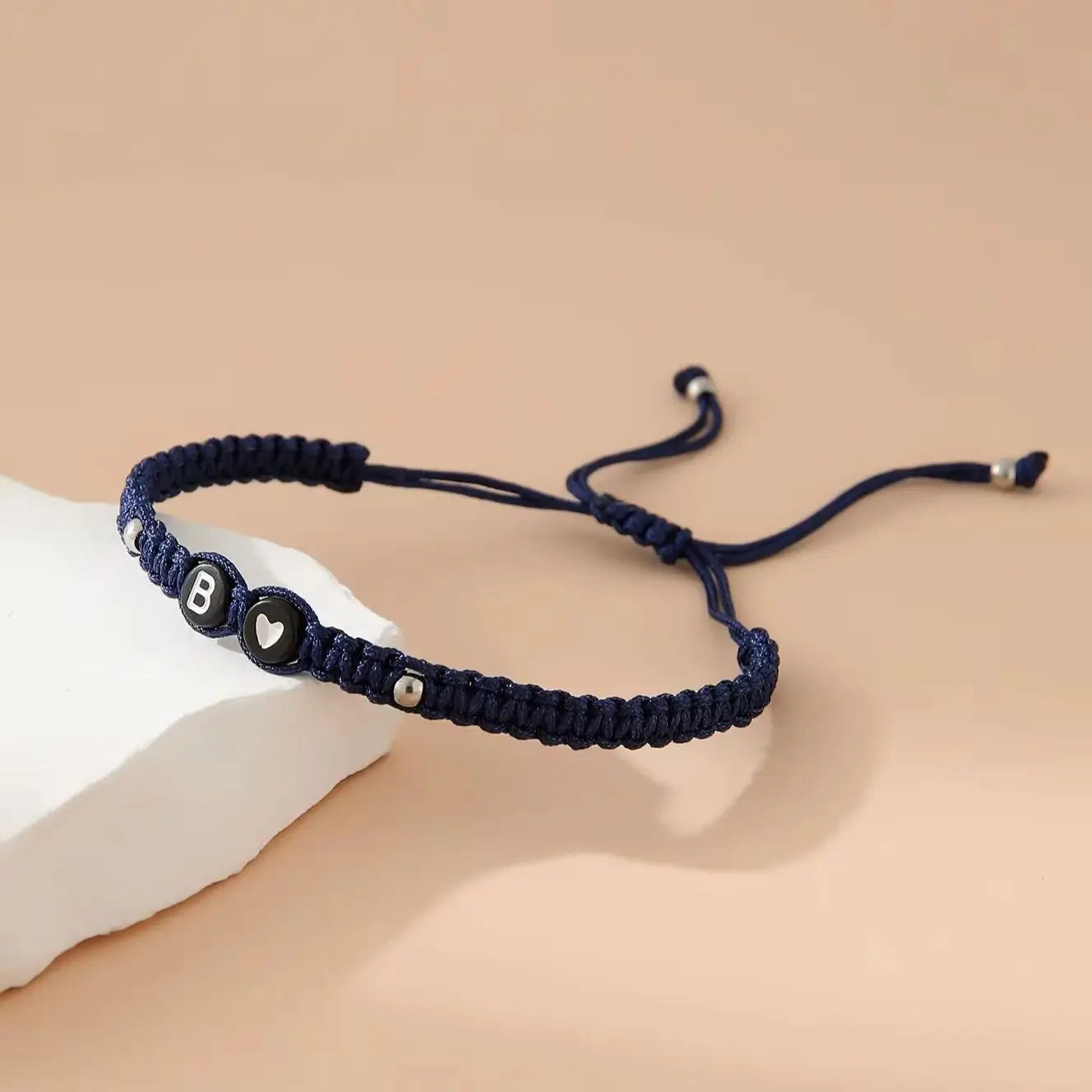 26 Alphabet Initials Heart Bracelet -