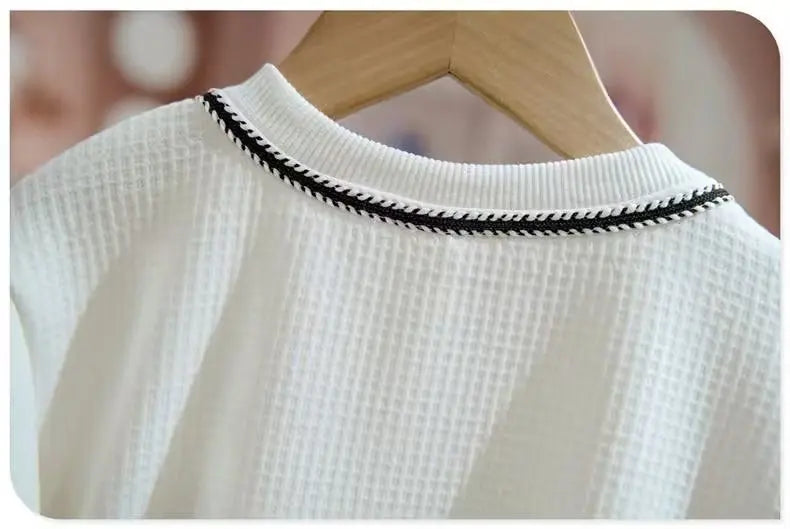 Girls Clothes Sets Spring Autumn Blouses Tops + Pants Outfits For Children Clothes Set Sweet Kids Clothing 4 6 9 T2Pcs -