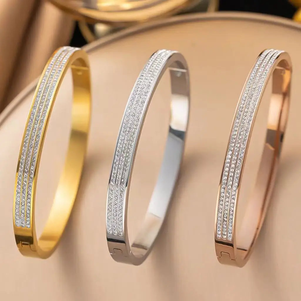 Luxury Brands Bracelets Stainless Steel Bracelet Jewellery Women -