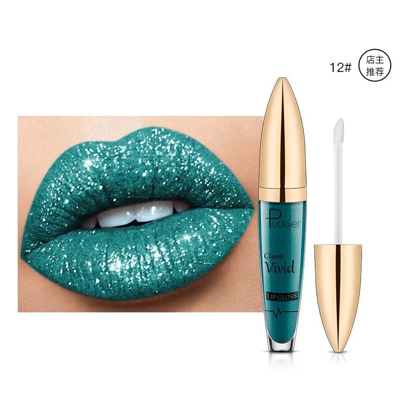 Shiny lipstick -