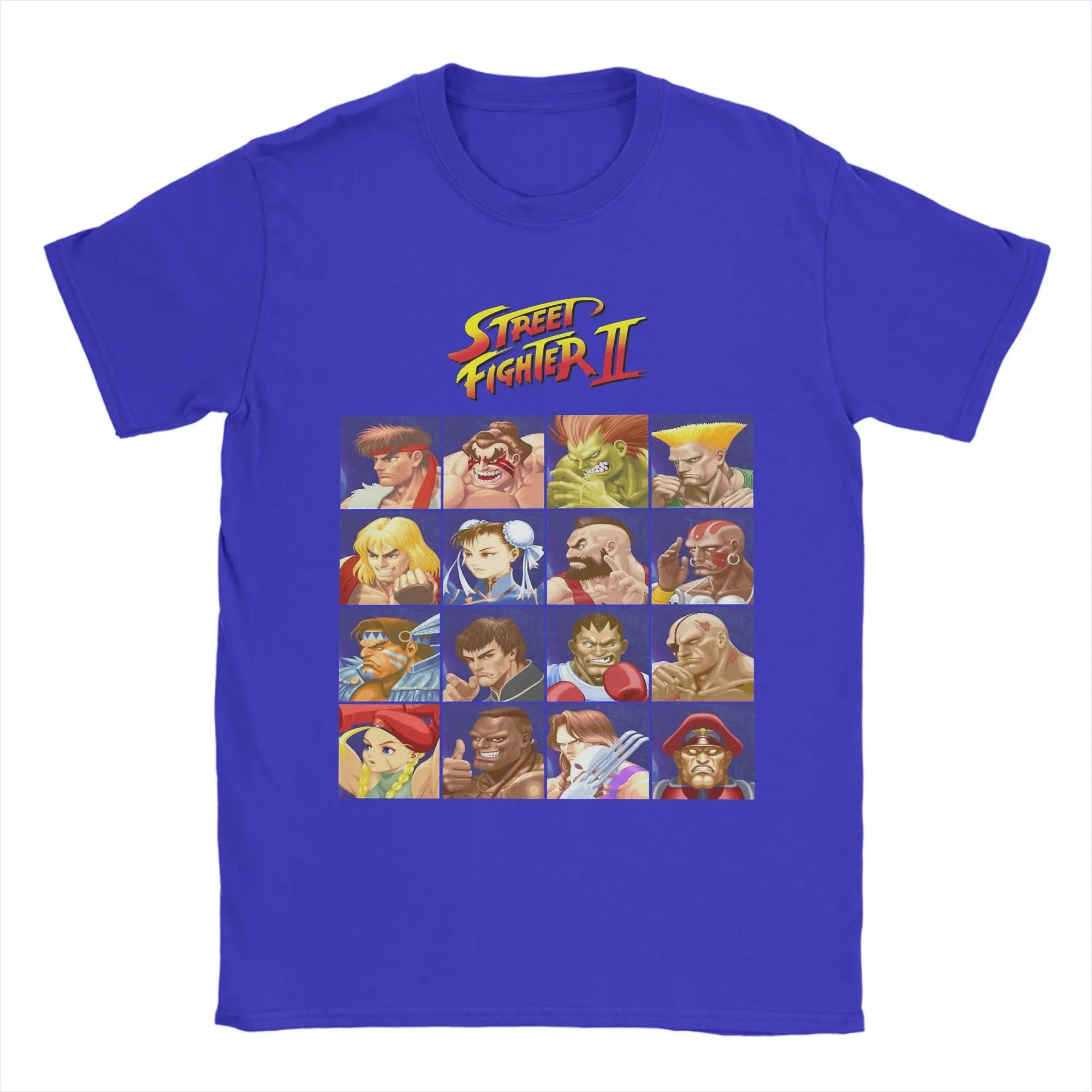 Streets Fighters II T Shirts Men -