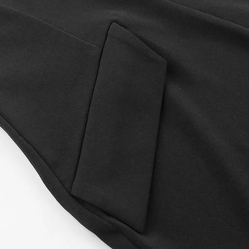 Women Sleeves Solid Sexy Mini Dress -