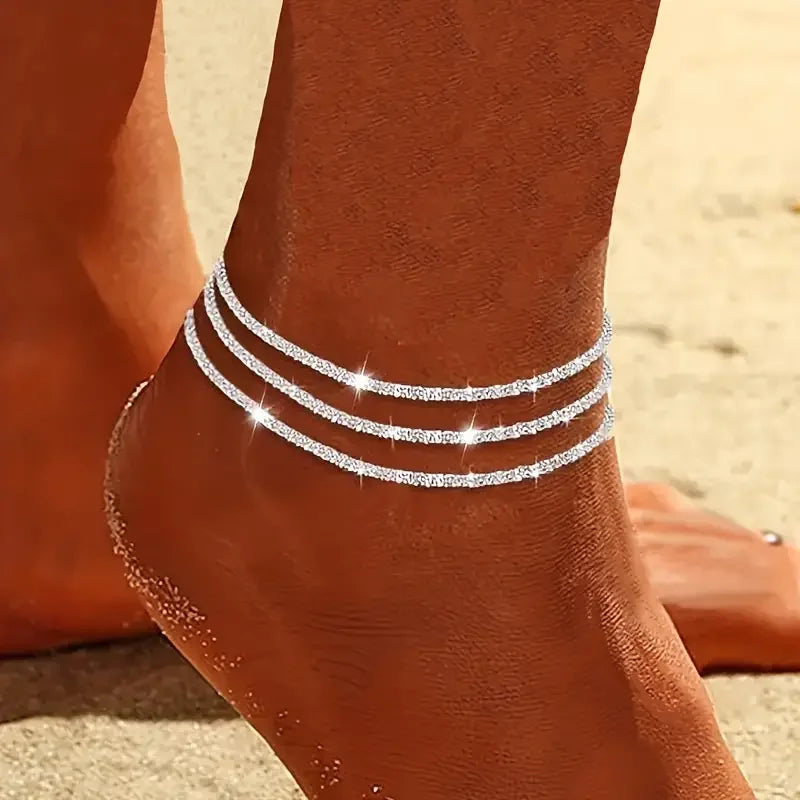 5 Pcs Anklets Set -