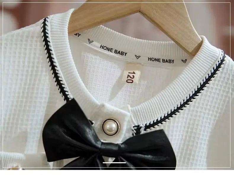 Girls Clothes Sets Spring Autumn Blouses Tops + Pants Outfits For Children Clothes Set Sweet Kids Clothing 4 6 9 T2Pcs -