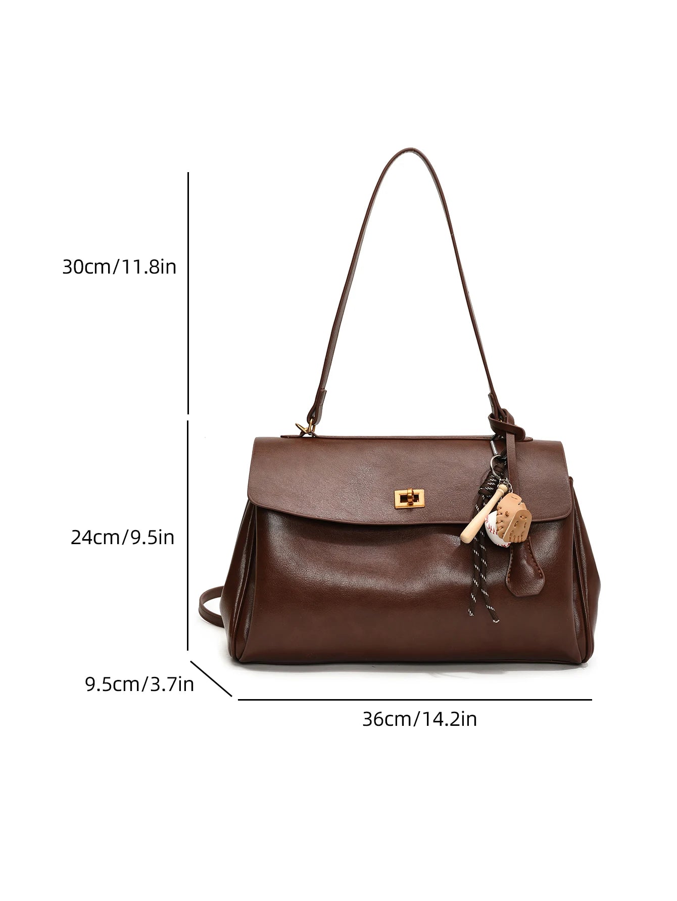 Carry your essentials in style with this high-grade under the armpit tote bag, perfect for commuting to work. -