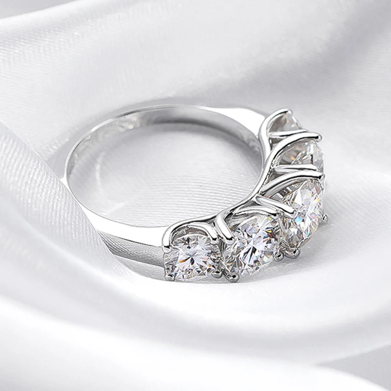 18k Plated 3.6CT Moissanite Rings\ -