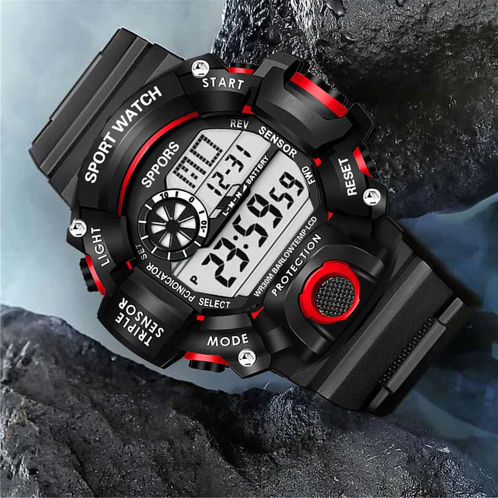 Fashion Men's Watch Sports Electronic Wristwatch -