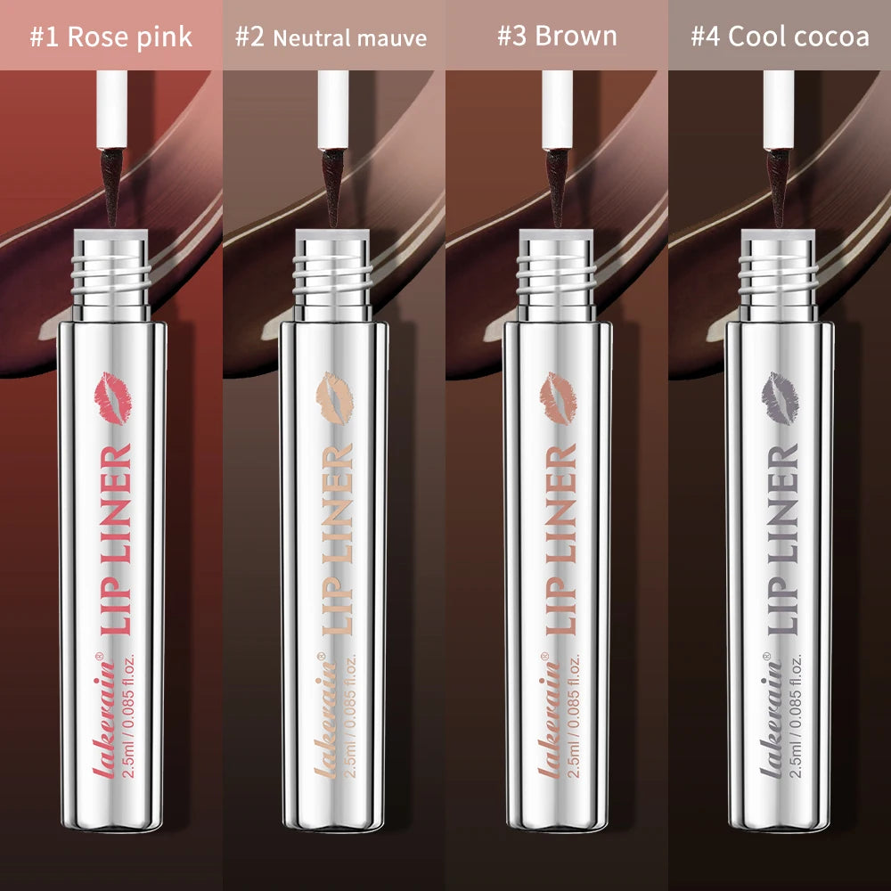 Enhance your look with this waterproof lip liner that also acts as a long-lasting lipgloss. Enjoy a precise application and a smudge-proof finish that stays in place throughout the day! -