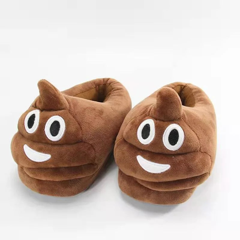 For Man And Women Slipper Prankish Cartoon Indoor Thickening Warm Plush Slippers Winter Shoes -