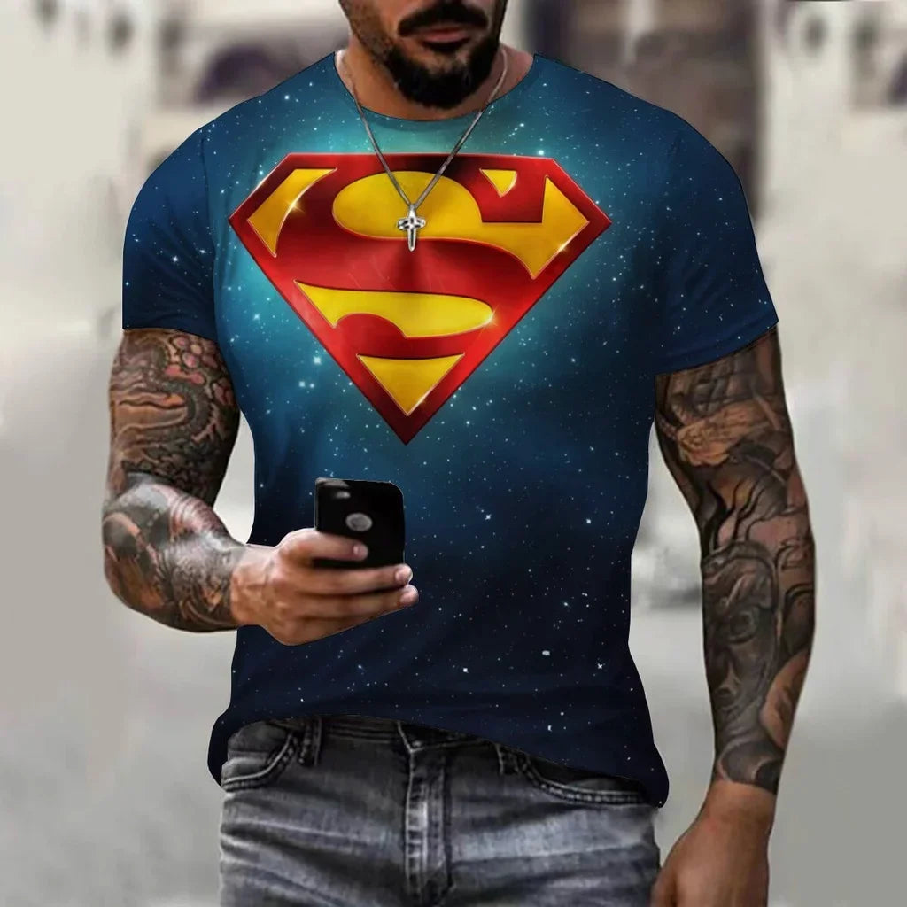 New Men's T-shirt Superman (Throw-Back) -
