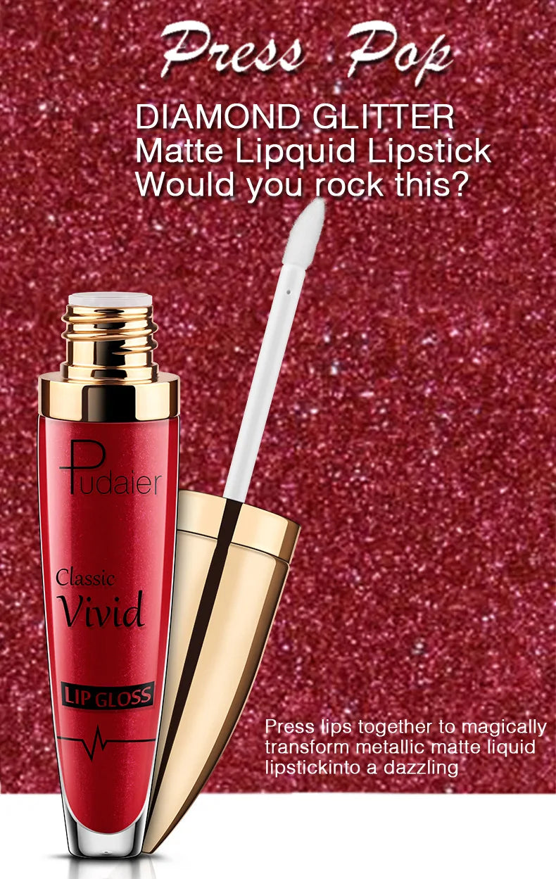 Shiny lipstick -